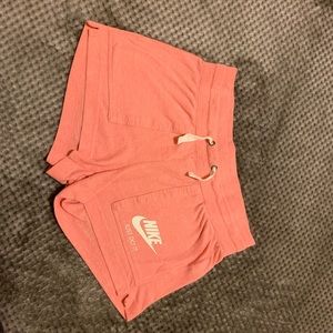 Light pink Nike shorts